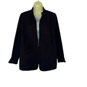 TANJAY Lightweight Black Casual women's Jacket. size Large